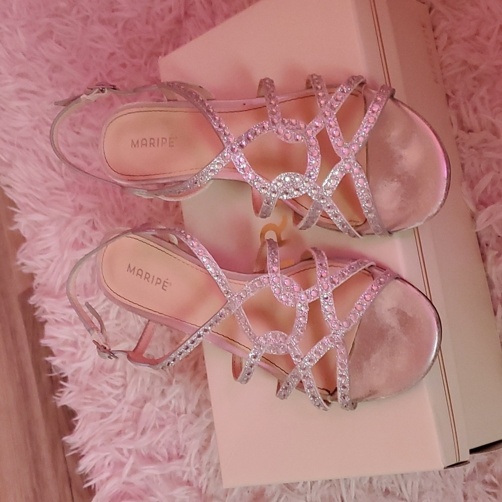 Silver heels